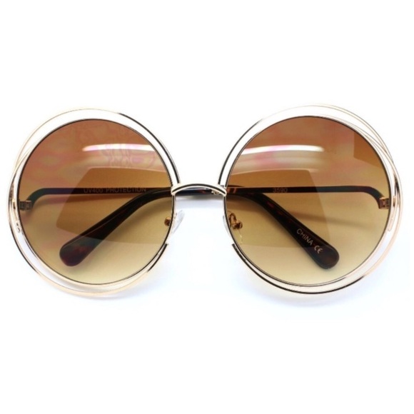 - ✨FARRAH RETRO 70’s hipster OVERSIZED SHADES - Picture 4 of 8